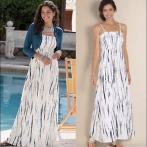 New SOFT SURROUNDINGS Smock Maxi TieDye Small Tall